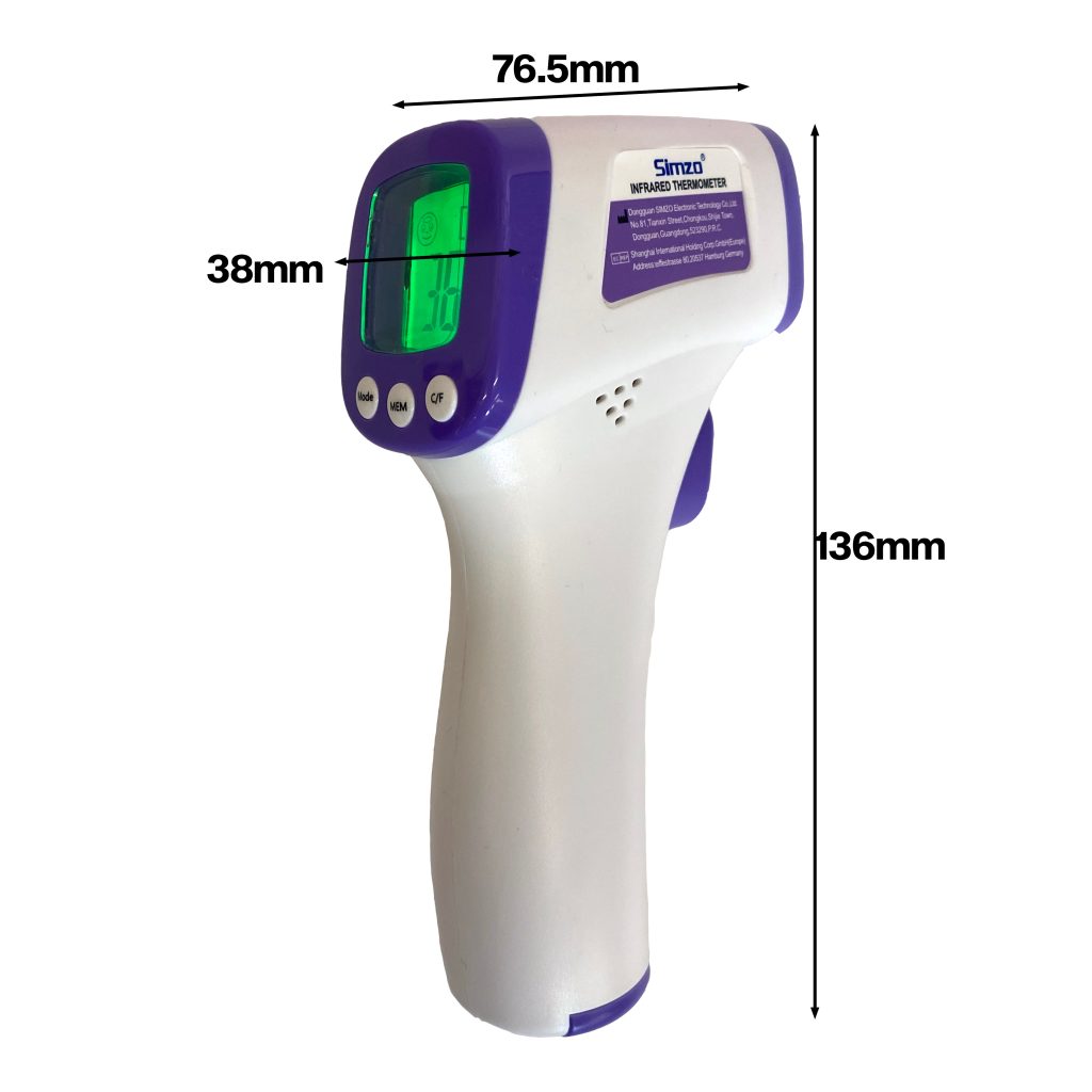 Compact Non Contact Infrared Body Thermometer Brannan