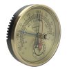 Gilt dial, max min thermometer and hygrometer