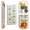 Decorative 215mm wall thermometer - wild fruit design