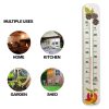 Decorative 215mm wall thermometer - wild fruit design