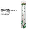 Decorative 215mm wall thermometers