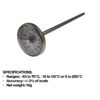 Pocket dial test thermometer