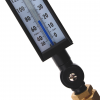 Industrial liquid-in-glass adjustable angle thermometers