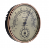 Gilt dial thermometer & hygrometer