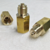 Brass snubber check valve for pressure gauge