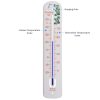 Decorative 380mm wall thermometer