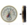 Gilt dial, max min thermometer and hygrometer