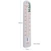 Decorative 380mm wall thermometer