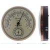 Gilt dial thermometer & hygrometer