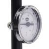 Clip-on-pipe thermometer with bezel and temperature range 0 to 120 C&F