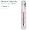 Decorative 380mm wall thermometer