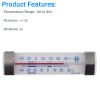 Heavy duty fridge or freezer thermometer