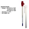 Reversible plastic case thermometer