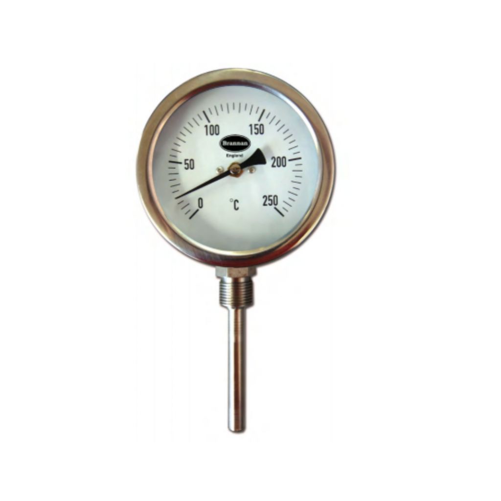 Industrial dial thermometers for HVAC, Marine, and Oil & Gas | Brannan