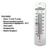 240mm plastic wall workplace thermometer