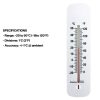 Short plastic wall thermometer