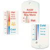 240mm plastic wall hypothermia thermometer