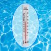 Floating bath thermometer