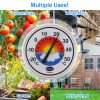 Large dial patio thermometer