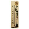 215mm wide wood wall thermometer - garden design