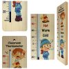 380mm wide wood wall thermometer - classroom design