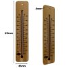 14_250 215mm high range wide wood wall thermometer